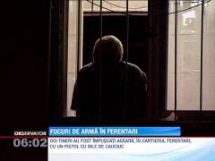 Doi tineri au fost impuscati aseara pe o strada din Ferentari, pentru un telefon mobil