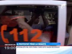 Protest mortal in Bucuresti! Un om de afaceri a murit dupa ce a amenintat ca isi da foc in fata Primariei Sectorului 5
