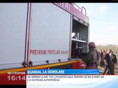 Demolare cu scandal in cartierul rromilor din Baia Mare