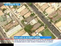 SUA: O banda de raufacatori au incercat sa scape de urmarirea politiei aruncand cu bani pe strada