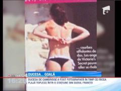 Ducesa de Cambridge a fost surprinsa topless