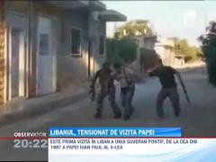 Vizita Papei a debutat cu un incident violent in nordul Libanului