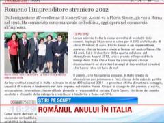 Un roman a castigat titlul de afaceristul strain al anului in Italia