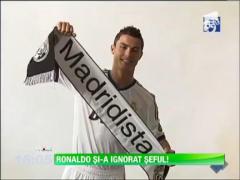 Cristiano Ronaldo l-a ignorat pe Florentino Perez la fotografia oficiala