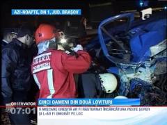Grav accident rutier pe DN 1! Cinci oameni au ajuns la spital!