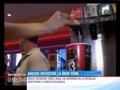 Primarul New York-ului vrea sa interzica bauturile dulci
