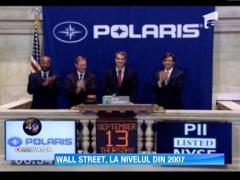 SUA: Indicele Dow Jones a revenit la nivelul din decembrie 2007