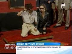 Jonny Depp are grija ca Vanessei Paradis sa nu-i lipseasca nimic