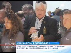 Stocul de telefoane iPhone 5 disponibile pe internet s-a epuizat in numai o ora!
