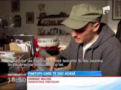 Un britanic a inventat o pereche de pantofi care te ghideaza spre casa