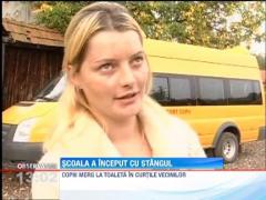 La o scoala din Hunedoara copiii invata intr-un container!