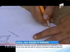 Parintii platesc o mica avere pentru studiu, desi, in Romania, scoala e gratuita