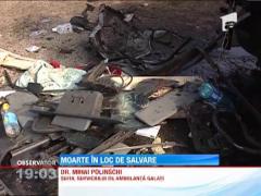 Ambulanta care trebuia sa-l salveze i-a adus moartea unui batran din Galati