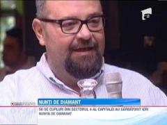 Zeci de cupluri din Capitala si-au sarbatorit nunta de diamant