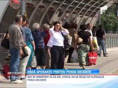 Nici in urmatorii 20 de ani, statul nu va reusi sa plateasca pensii decente!