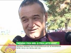 Doctorul l-a speriat pe Becali.  I-a zis ca trebuie sa renunte la carnea de miel