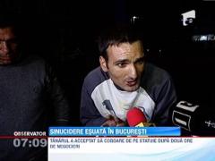 Tentativa de sinucidere esuata in Bucuresti