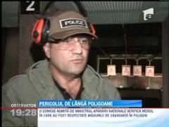 Ancheta dupa ce un glont tras intr-un poligon a ajuns in parcarea unui supermarket