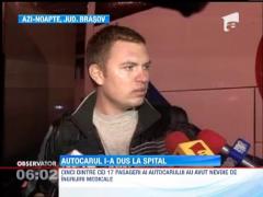 Accident grav in Brasov: Un TIR plin cu bere a fost lovit de un autocar