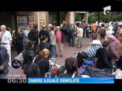 Francezii au evacuat aproape 150 de rromi de la periferia Parisului