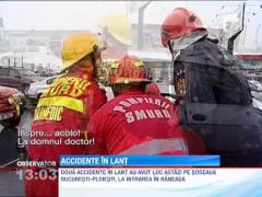 Accidente in lant din cauza precipitatiilor