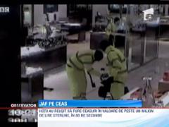 Jaf de un milion de lire sterline, in mai putin de 80 de secunde