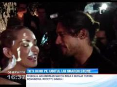 Iubitul lui Sharon Stone a facut senzatie la saptamana modei de la Milano