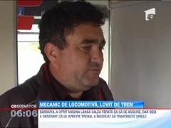 Maramures: Un mecanic de locomitiva a fost lovit de un tren personal