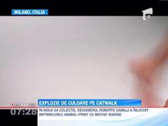 Casele de moda Versace si Cavalli si-au prezentat ultimele colectii