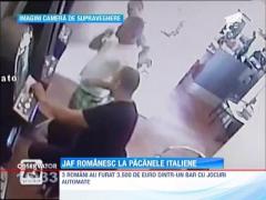 Trei romani au jefuit un automat de poker din Italia