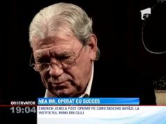 UPDATE! Emerich Jenei, operat cu succes