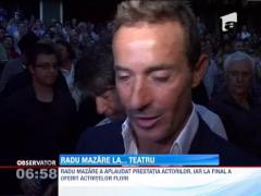 Radu Mazare a lasat pentru o seara petrecerile din club si a mers la teatru