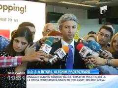 Dan Diaconescu, la ambasada SUA. Protestele au continuat la combinatul Oltchim