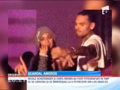 Chris Brown si Nicole Scherzinger, surprinsi in ipostaze tandre