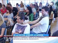 Octavia Geamanu s-a intalnit cu studentii de la Intact Media Academy