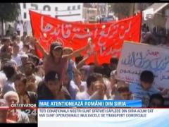 MAE atentioneaza romanii din Siria