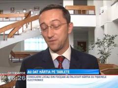 Consilierii din Focsani au inlocuit hartia cu tabletele electronice