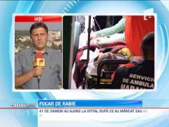 Focar de rabie la Vaslui! 41 de de oameni au ajuns la spital, dupa ce au atins carnea unui animal bolnav