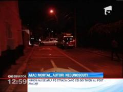 Atac violent pe o strada din Bucuresti! Doi tineri de 16 ani au fost injunghiati de un necunoscut