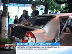 Ranit intr-un accident rutier, un tanar a ramas si fara telefonul mobil, dupa ce a fost jefuit