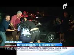 Patru motociclisti, snopiti in bataie cu rangile pe sosea la Tuzla