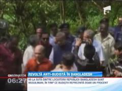 Revolta anti-budista in Bangladesh. Mai multe temple, incendiate