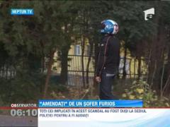 Bataie in trafic intre un sofer si un motociclist