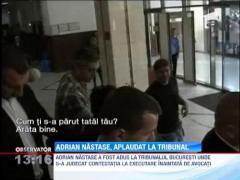 Nastase, adus la Tribunalul Bucuresti pentru cererea de eliminare din pedeapsa a celor sase zile petrecute la Floreasca