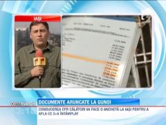 Documente oficiale aruncate la gunoi