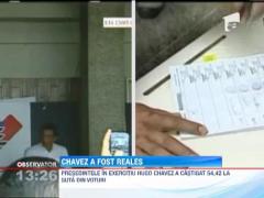 Hugo Chavez, actualul lider al Venezuelei, a castigat alegerile prezidentiale