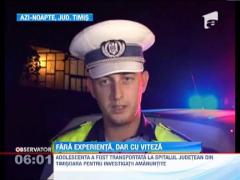 Accident grav in Timis! O tanara de 18 ani si-a inceput viata de sofer cu un zbor pe o casa