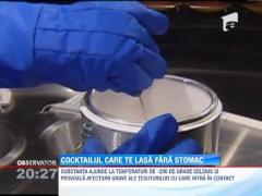 O tanara a ajuns la spital dupa ce bause, intr-un club, cateva cocktailuri cu azot lichid