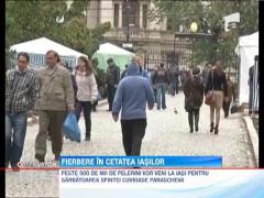 Sarbatoarea Sfintei Parascheva asteptate cu nerabdare de tarabagii din Iasi