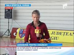 Ceremonie in memoria baschetbalistului Chauncey Hardy